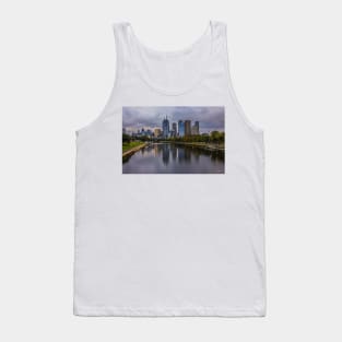 Melbourne from the Swan Street Bridge, Melbourne, Victoria, Australia. Tank Top